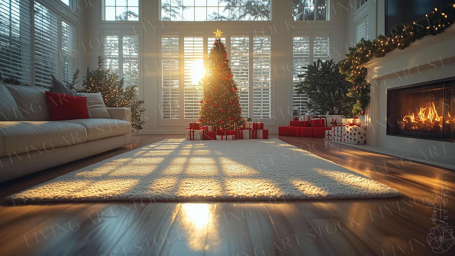 Christmas holiday Livin Room Screensaver