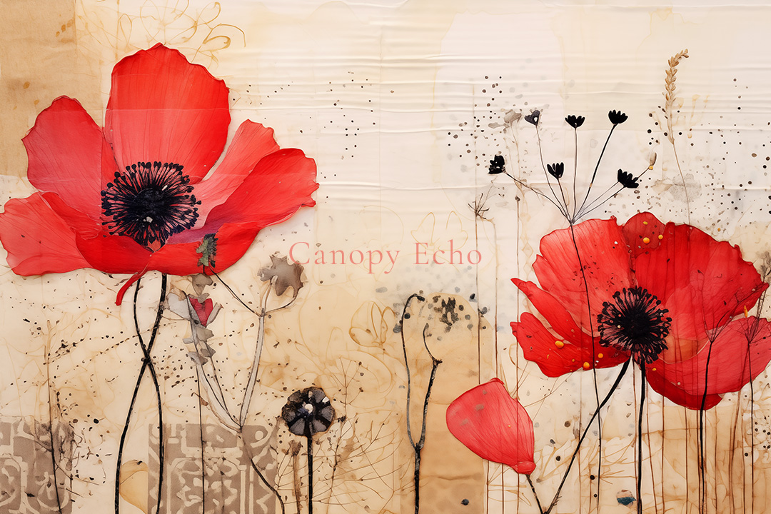 Scarlet Reverie Art Print