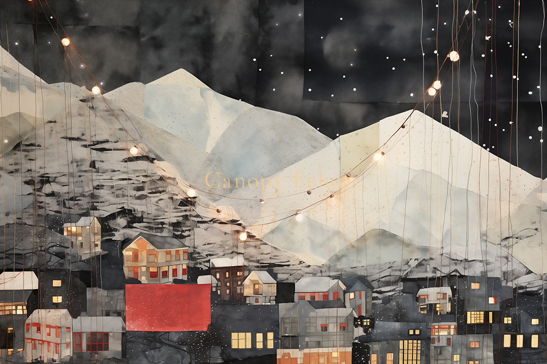 Lantern Peaks Art Print