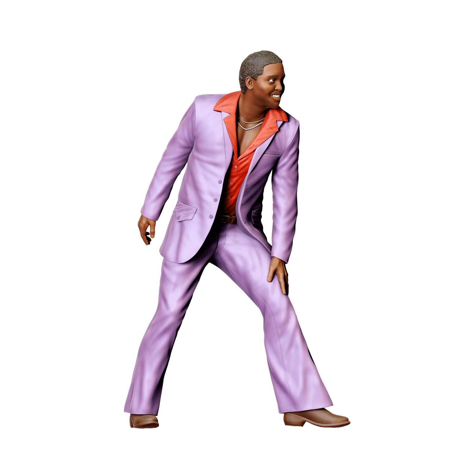 3dp Miniatures, N5 Roger E. Mosley Theodore Calvin Magnum P.I