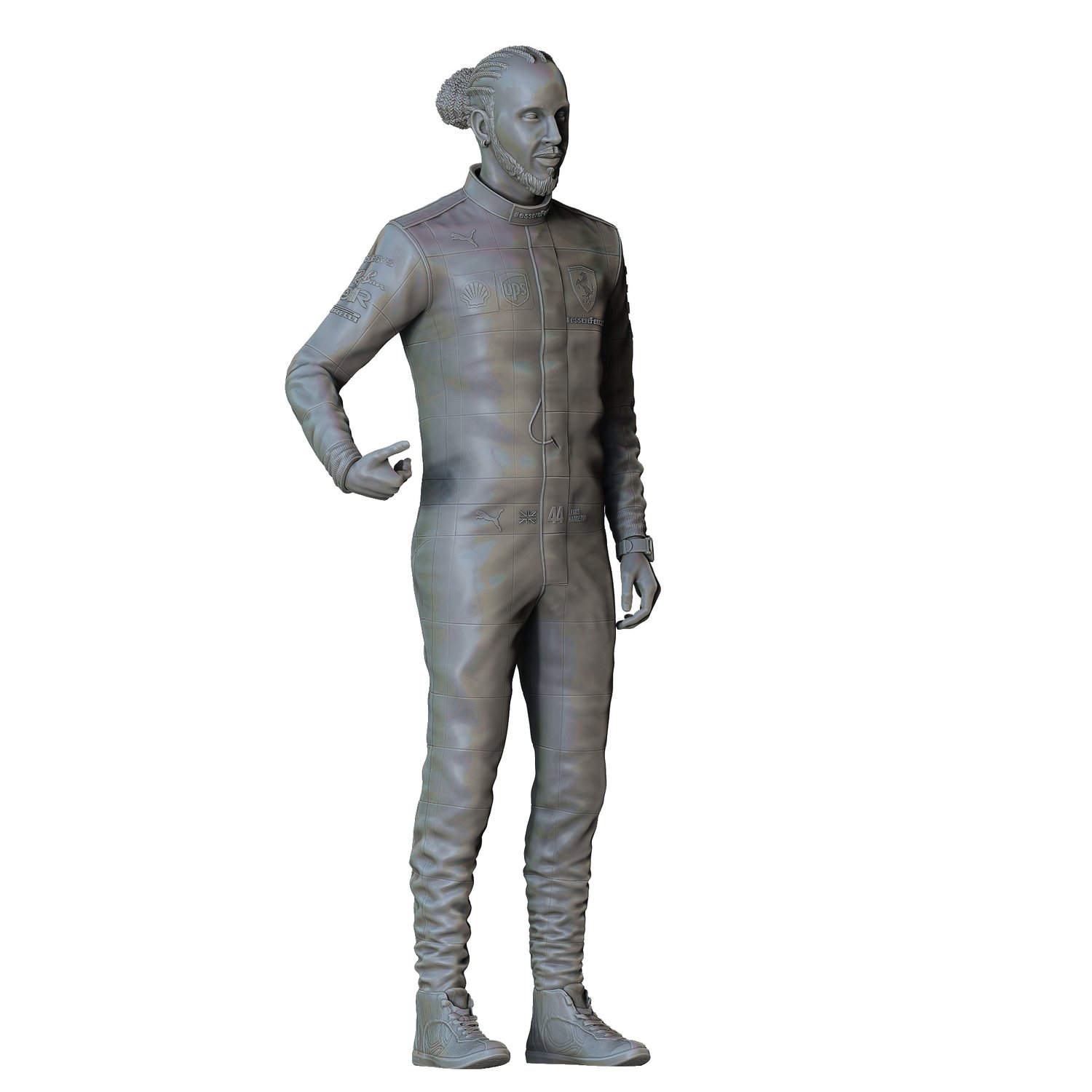 3DP Miniatures, Lewis Hamilton  racing driver