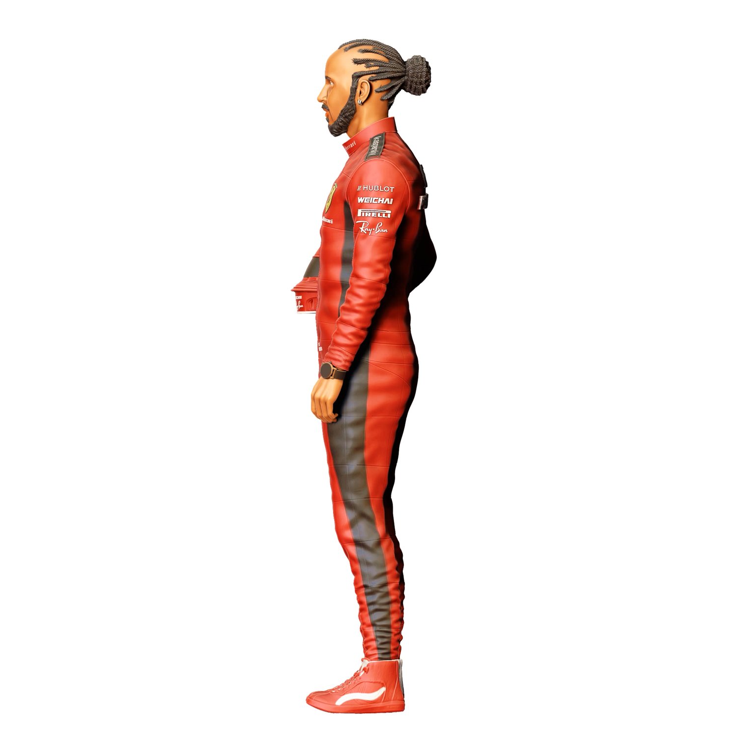 3DP Miniatures, Lewis Hamilton  racing driver