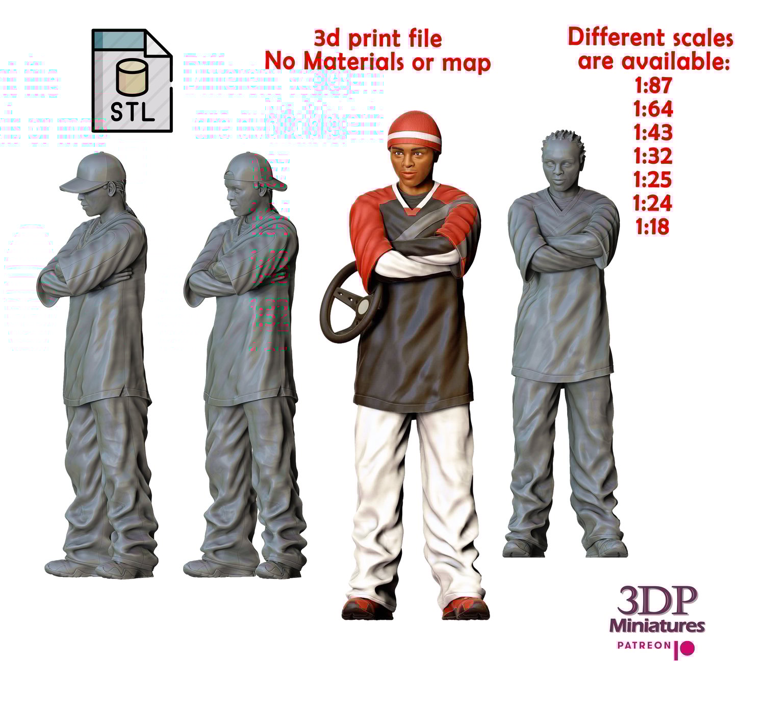 3DP Miniatures, N1 Twinkie Bow Wow Tokyo Drift