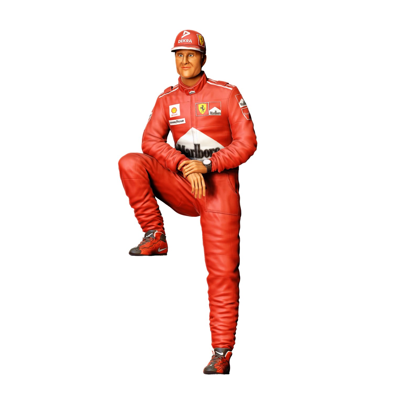 3DP Miniatures,  Michael Schumacher racing driver