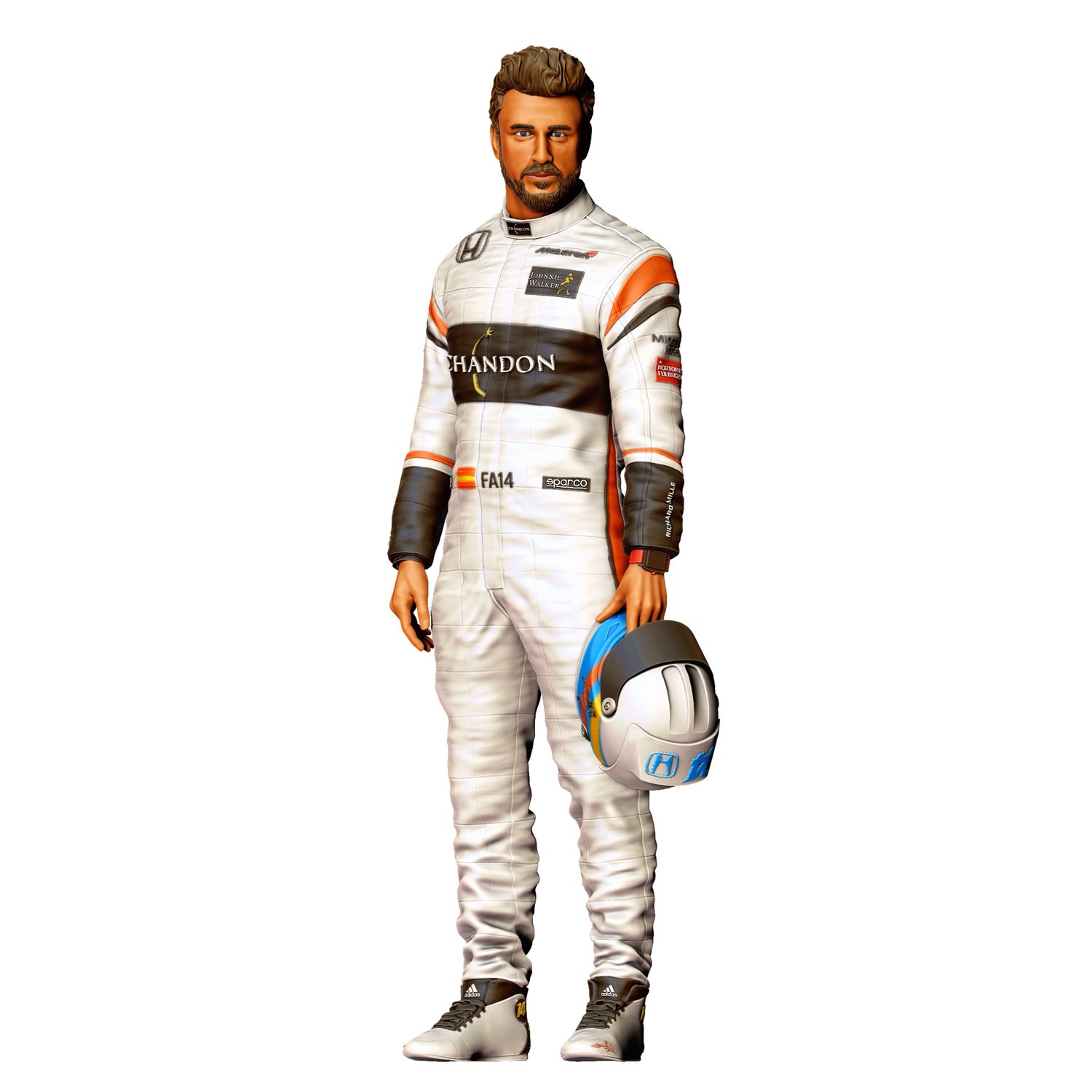3DP Miniatures, Fernando Alonso racing driver