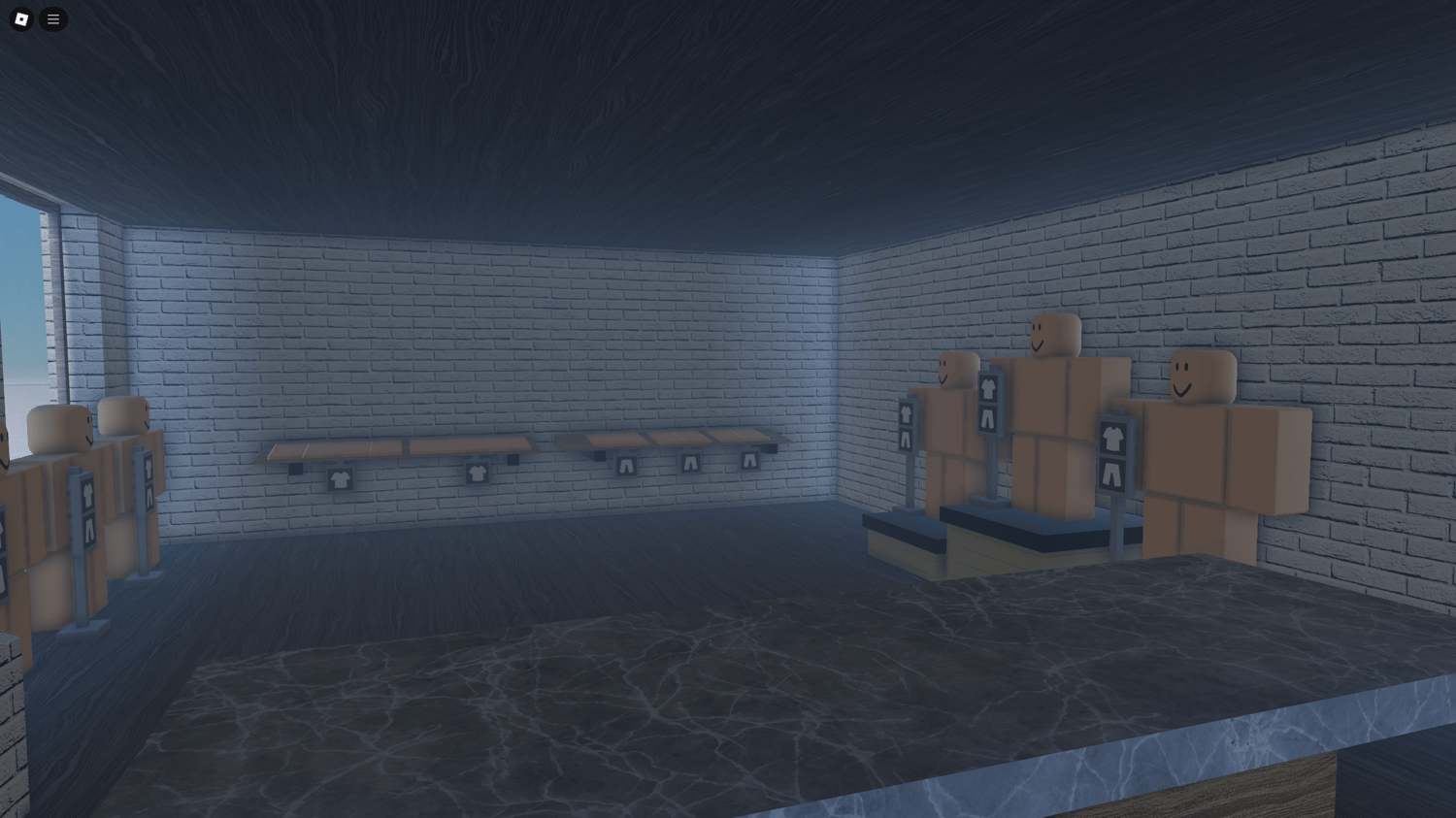Roblox uniform stands clothing store model