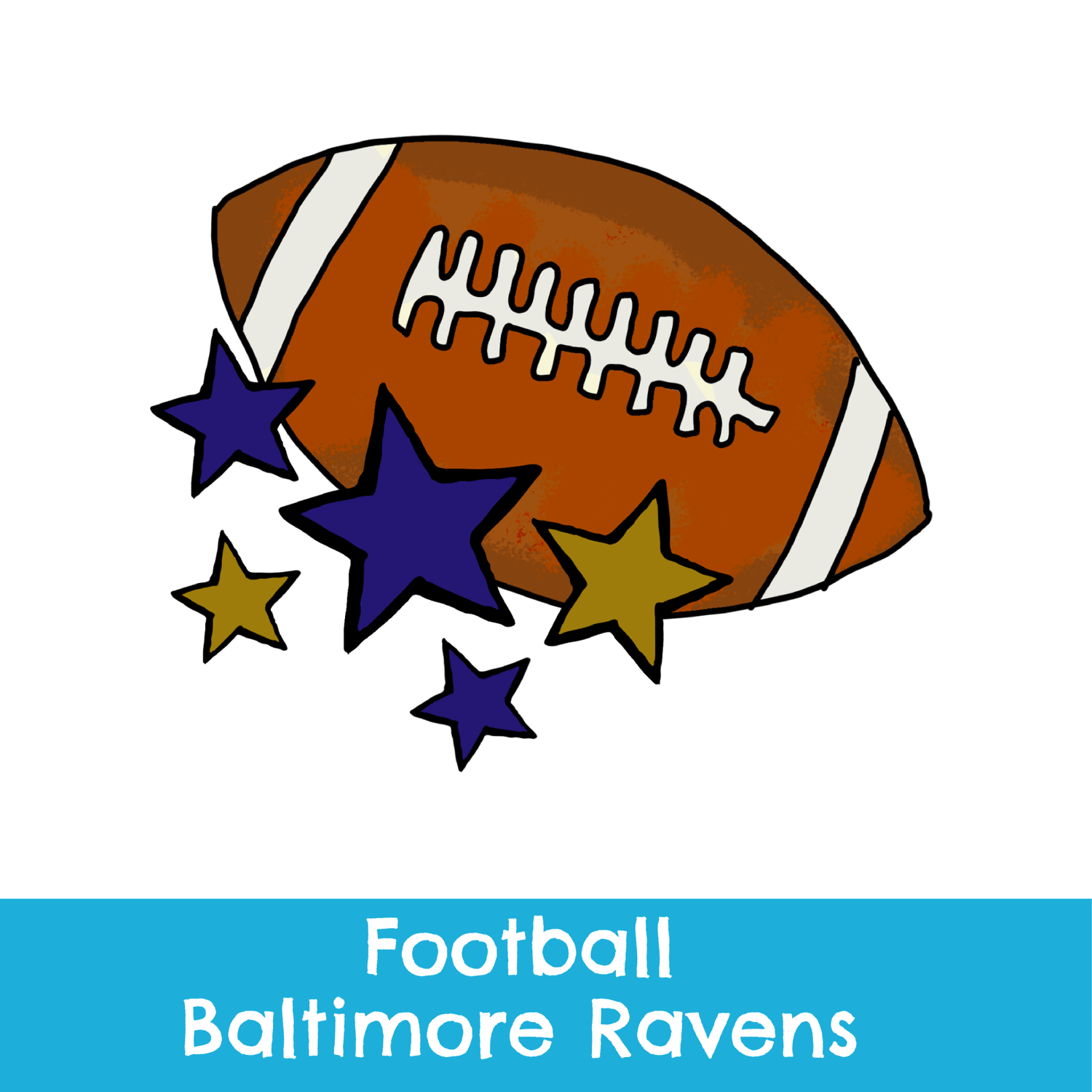 Baltimore Ravens Team Colors Purple Gold Black Seamless Patterns and PNG Digital Printables