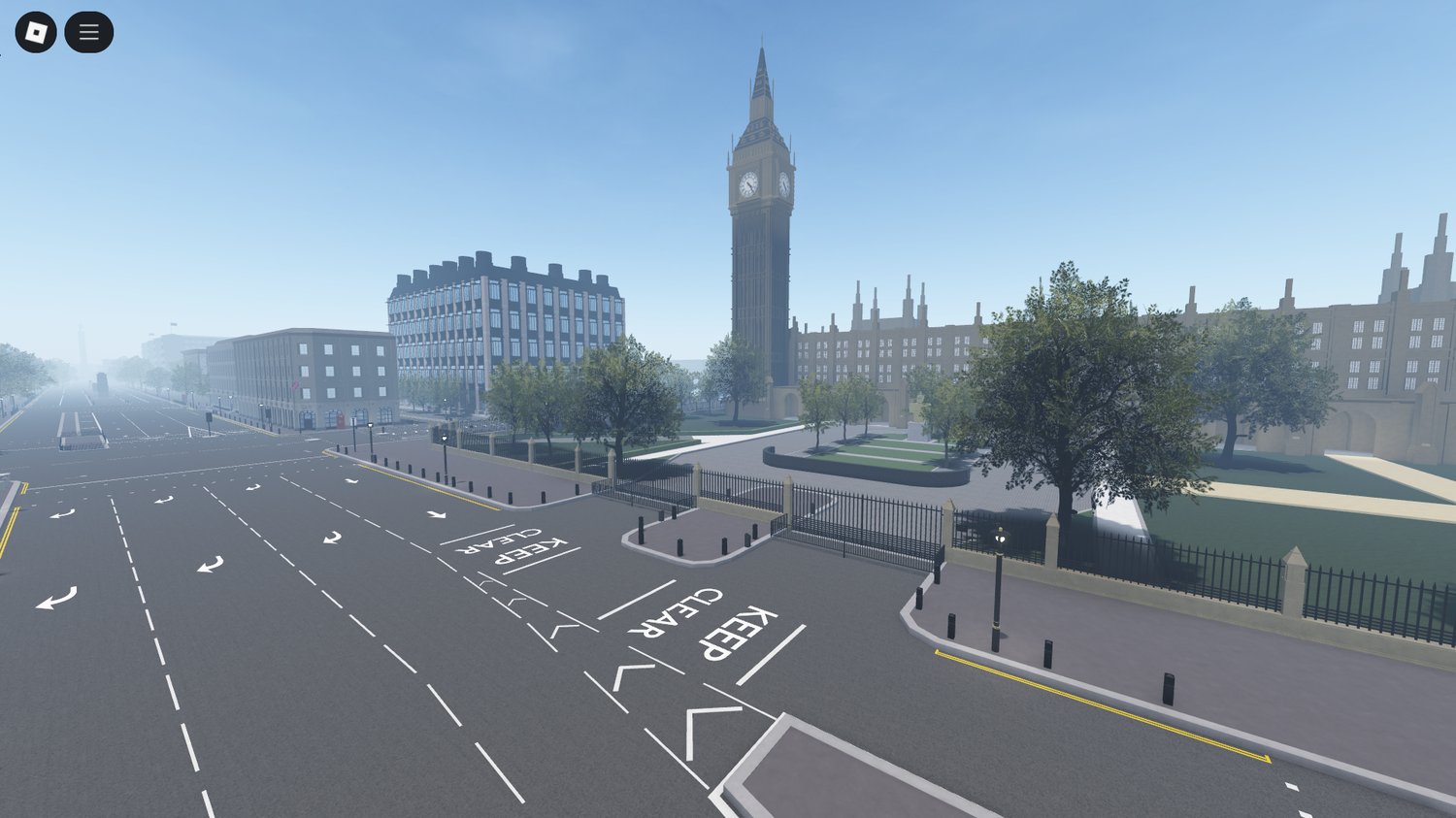 Roblox London city, cathedral, and airport optimized maps