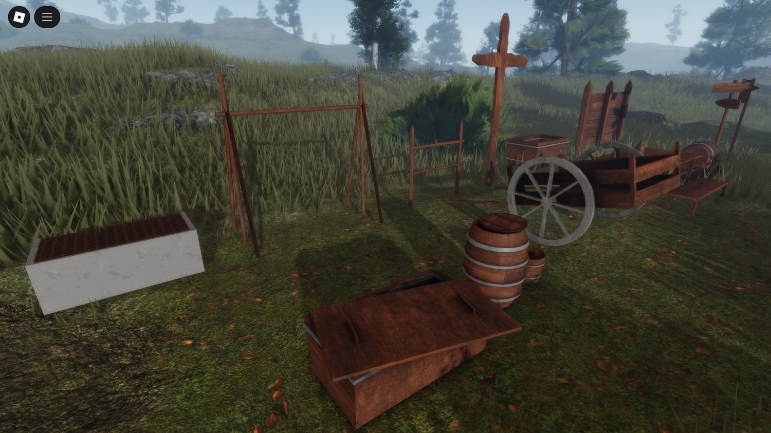 Roblox medieval kit with 15 authentic village and castle assets