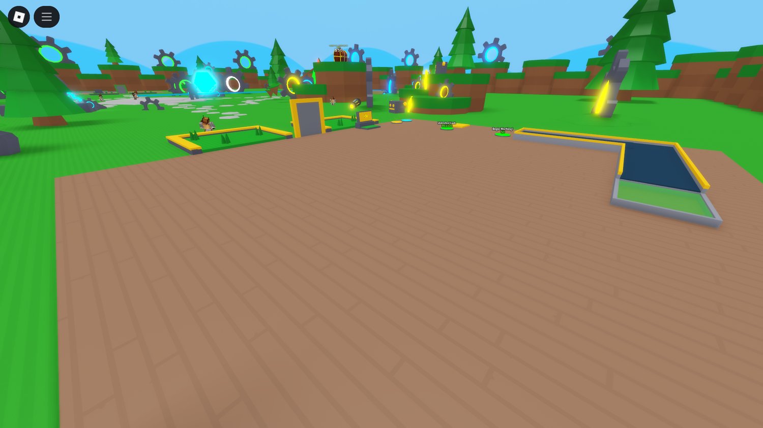 Clickers Kingdom simulator game for Roblox monetization