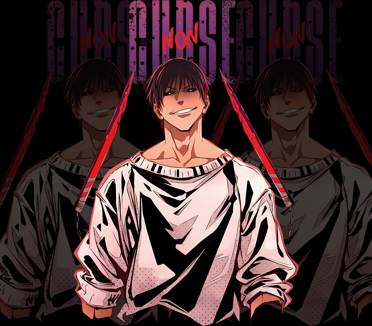 DESIGN ANIME Jujutsu Kaisen Toji Fushiguro