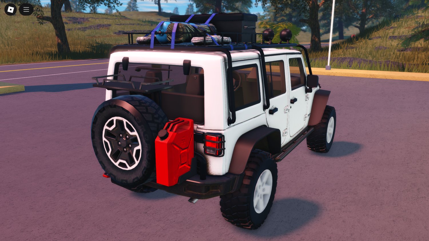 Roblox functional Jeep Wrangler Unlimited model