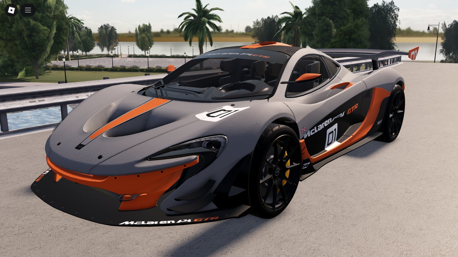Roblox McLaren P1 GTR Concept 2014 hypercar