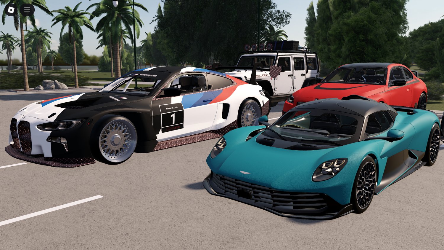 Roblox McLaren P1 GTR Concept 2014 functional hypercar