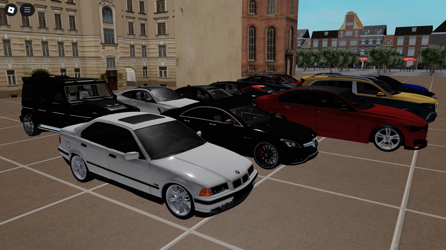 Complete Roblox European City Bundle with map, cars, and signs