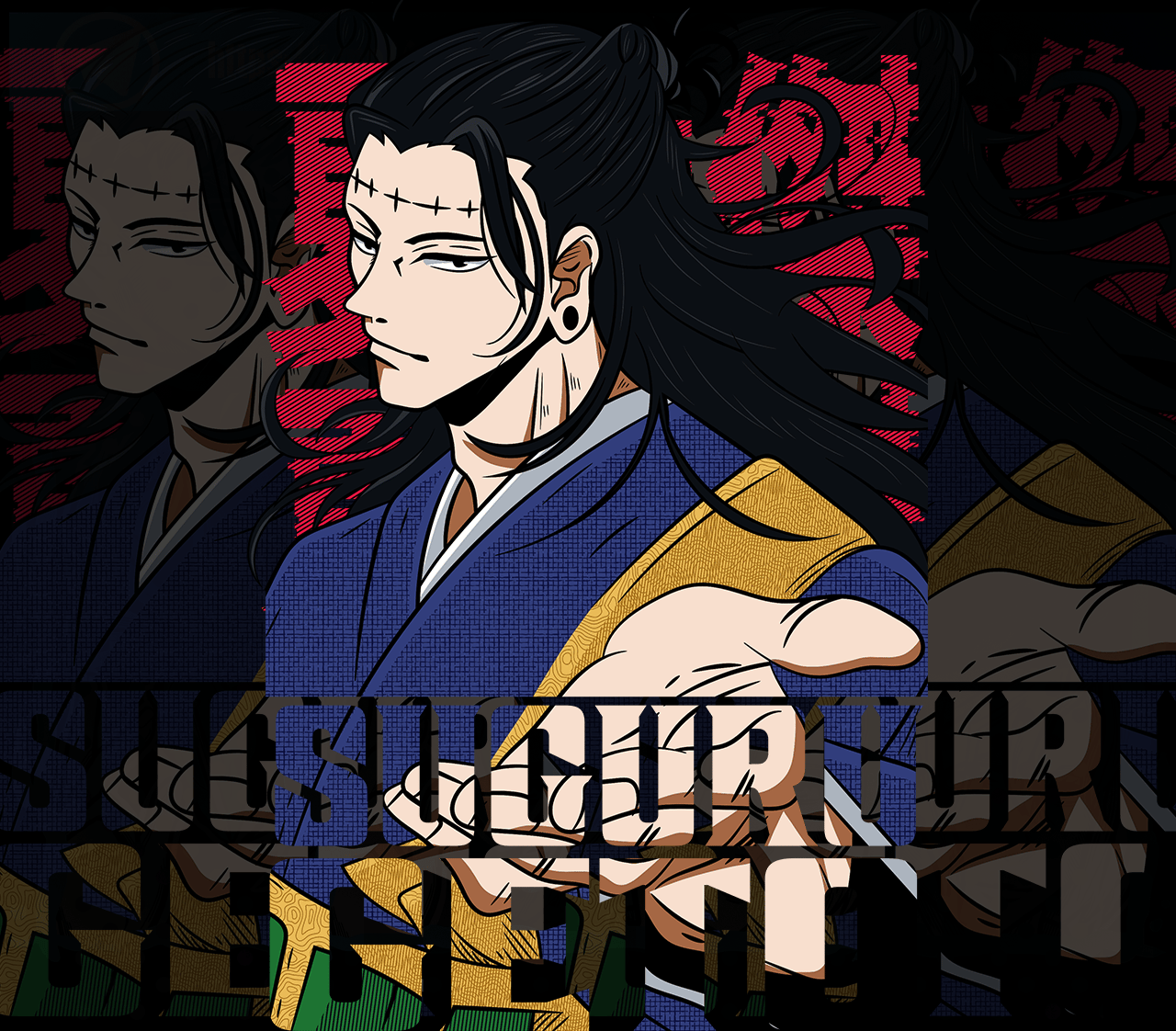 DESIGN ANIME Suguru Geto | Jujutsu Kaisen