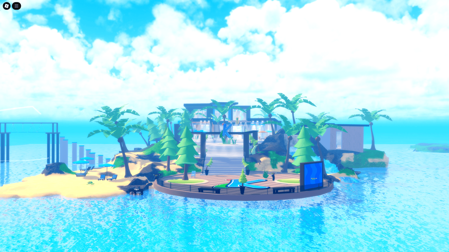 Roblox island juice bar with scripted drink machines
