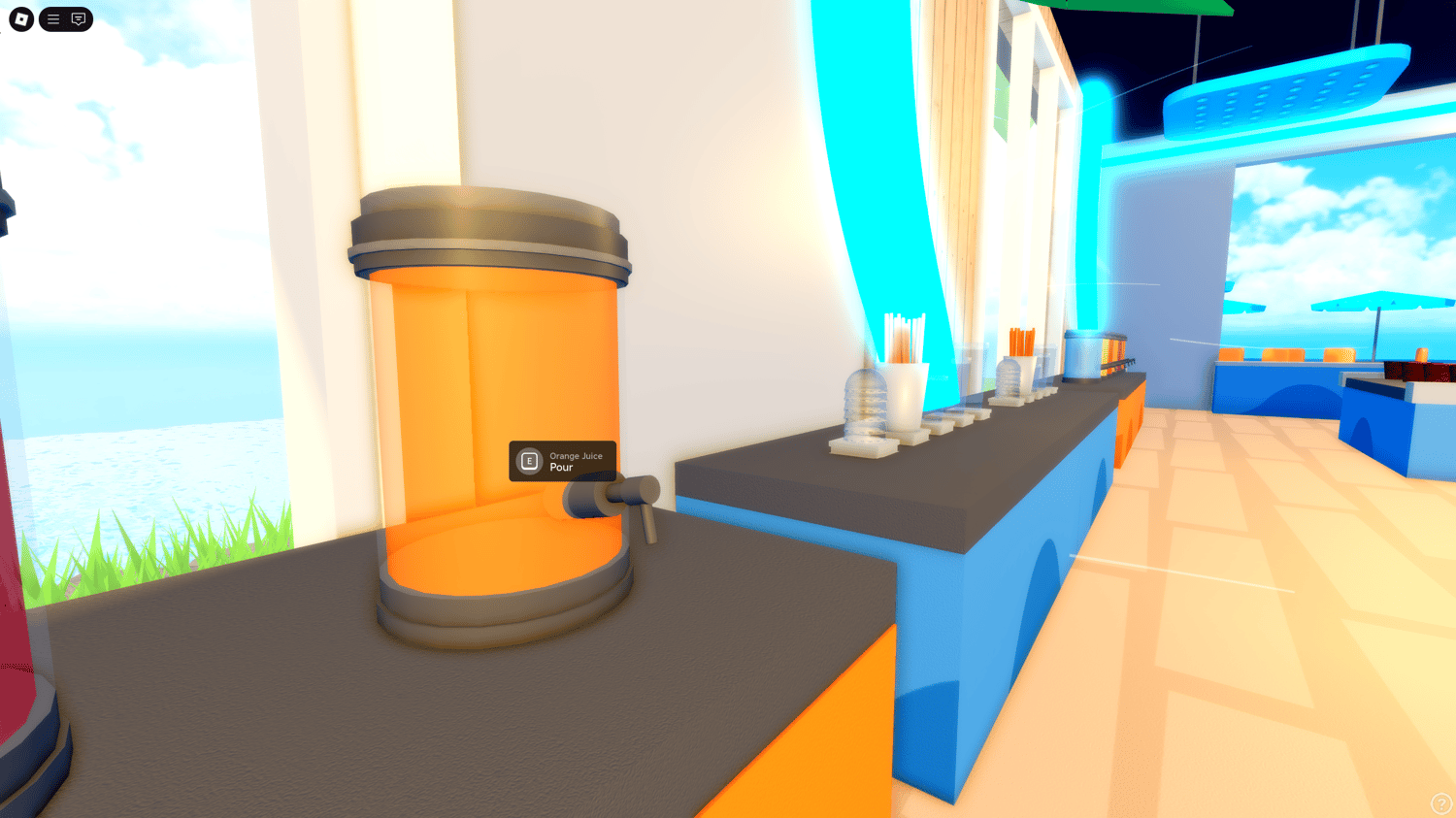 Roblox immersive juice bar roleplay experience