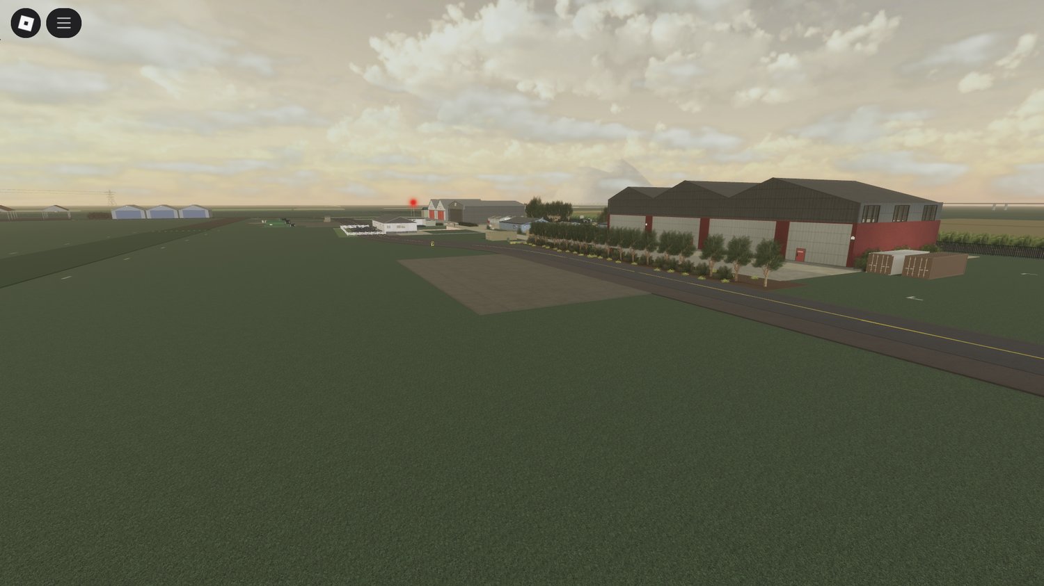 Roblox airport parking lot and vehicle areas