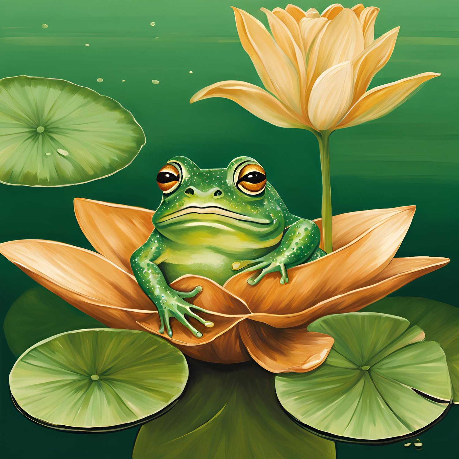 Philosopher of the pond - Ferdinand the frog - a short thought