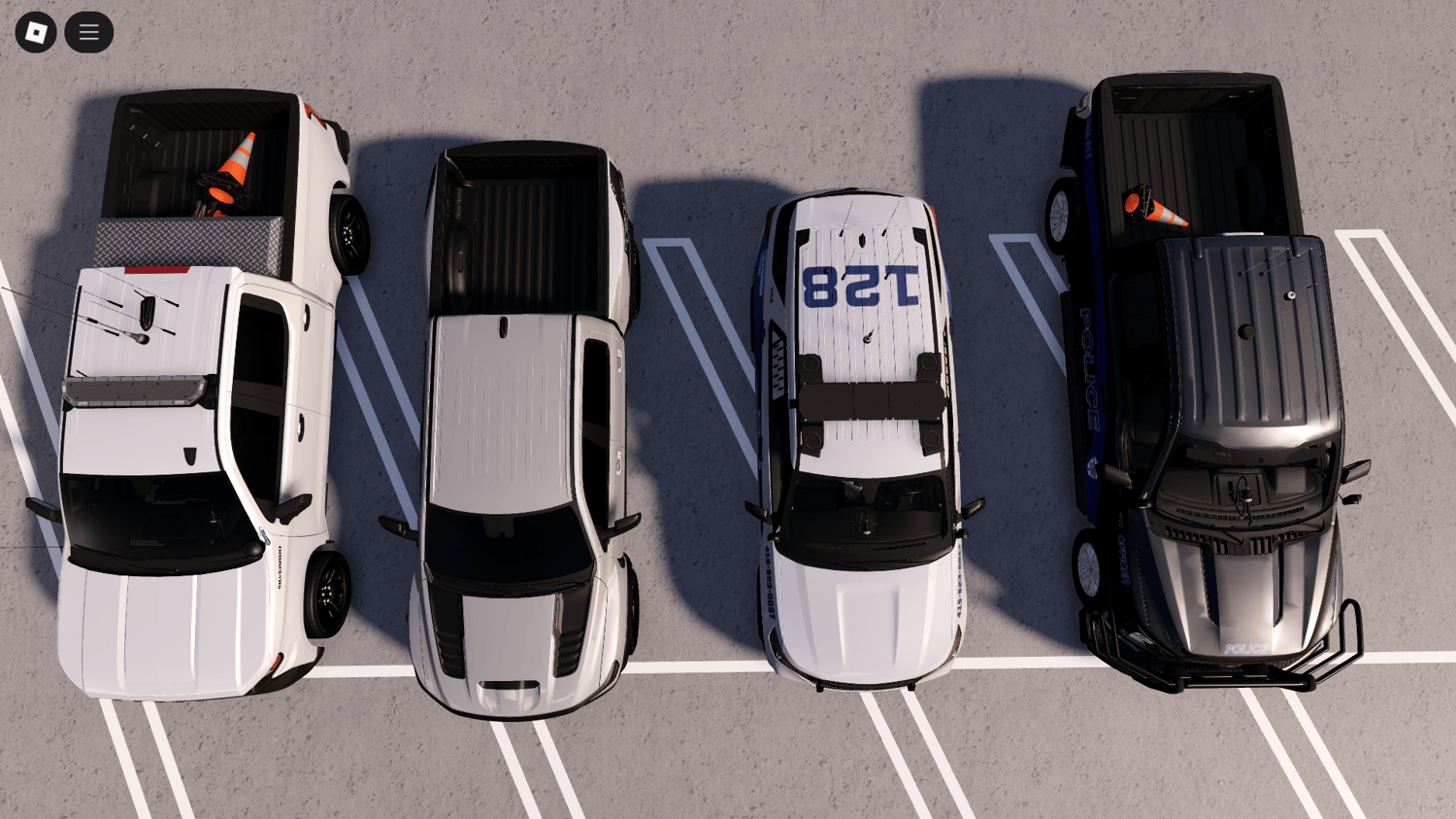 Roblox 2023 Ford F-150 Police Responder vehicle model
