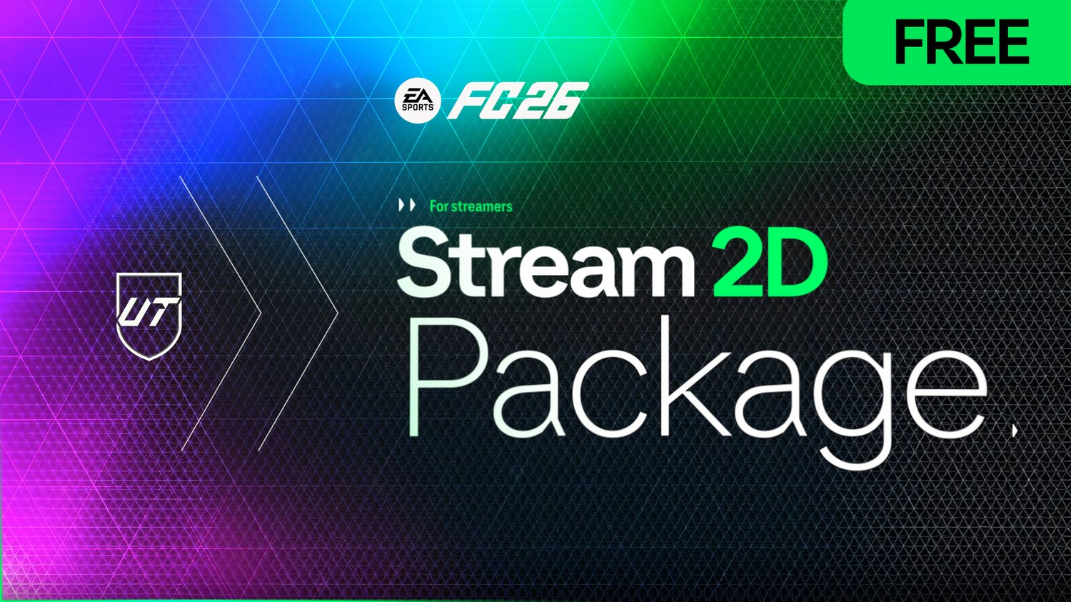 FC26 free backgrounds and graphic assets – stream pack 2D edition