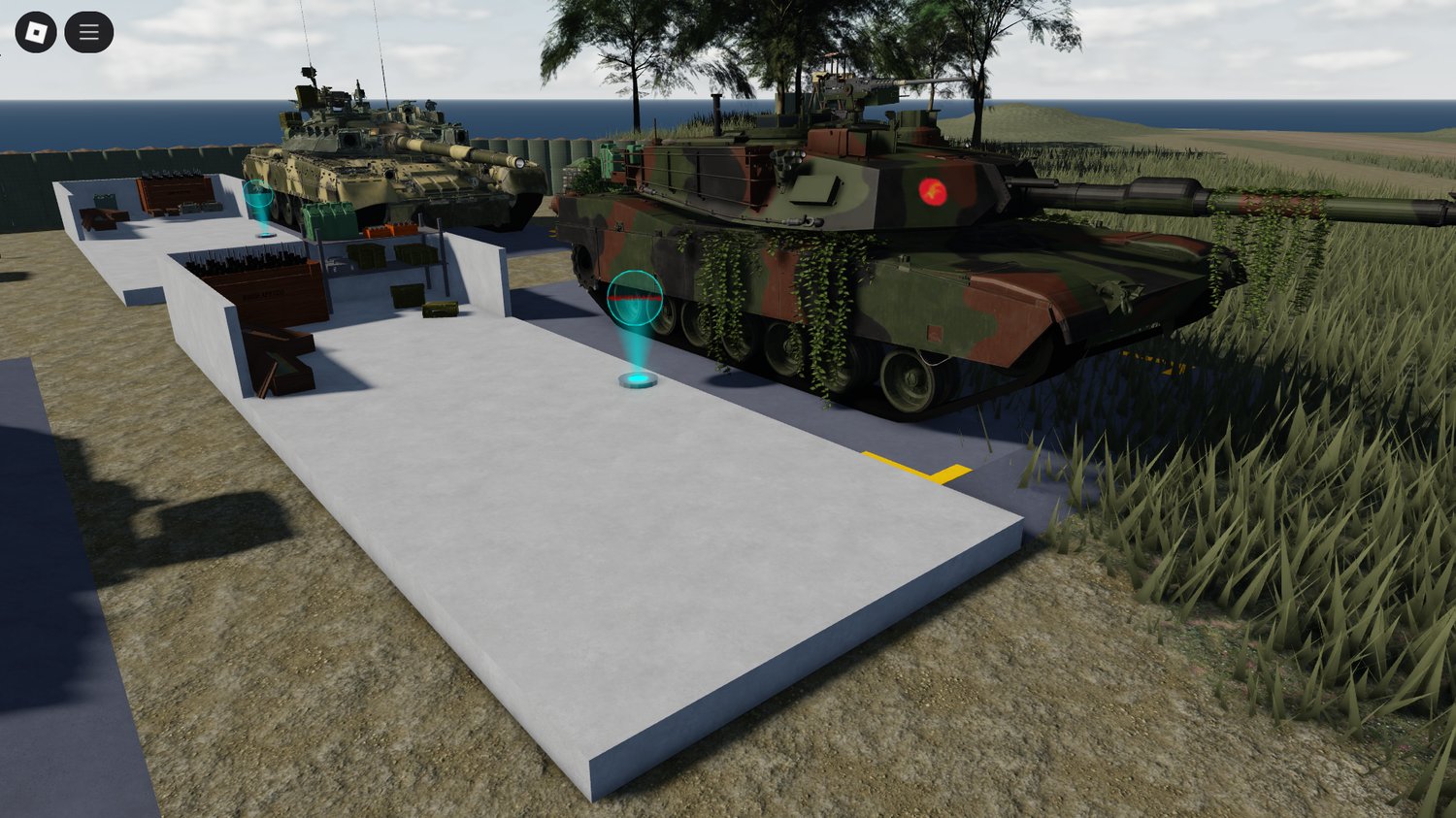 Challenger 2 British battle tank for Roblox combat maps