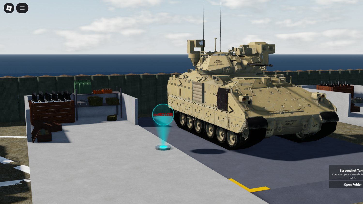 T80-UK European battle tank Roblox model for joint ops