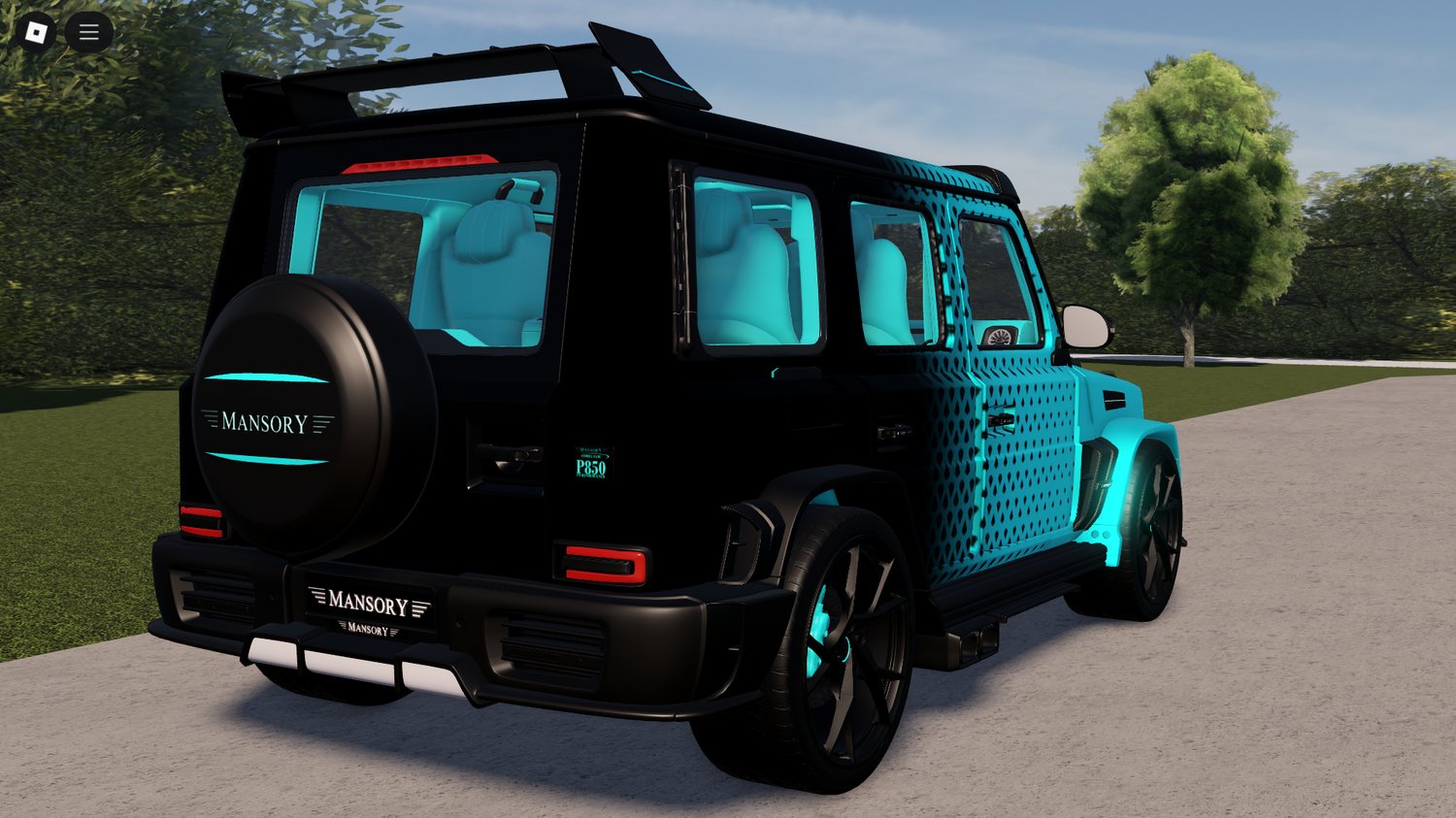 Roblox G63 with both front doors open