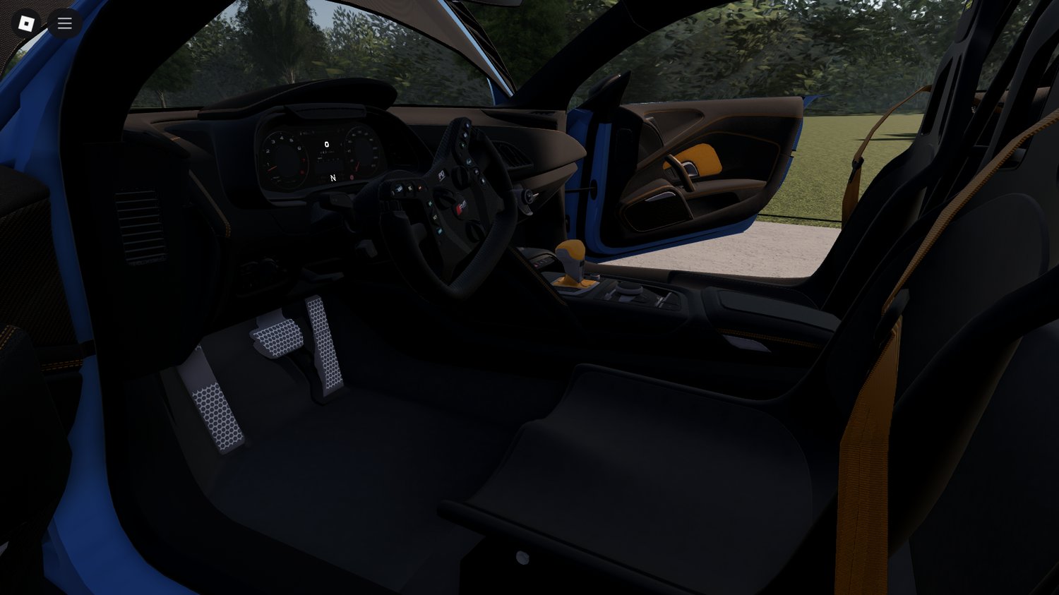 Audi R8 Roblox supercar interactive door animation