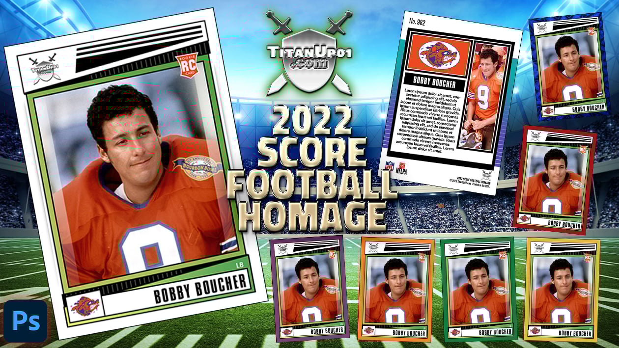 2022 Score Football Photoshop PSD Templates