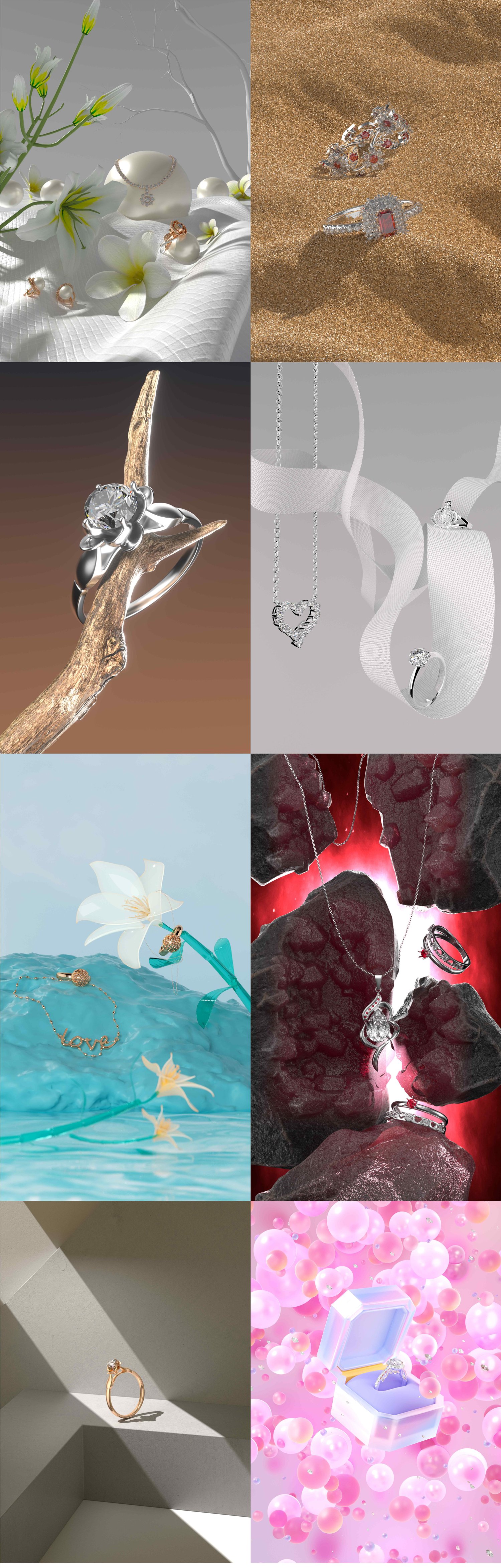 c4d and octane jewelry project files download