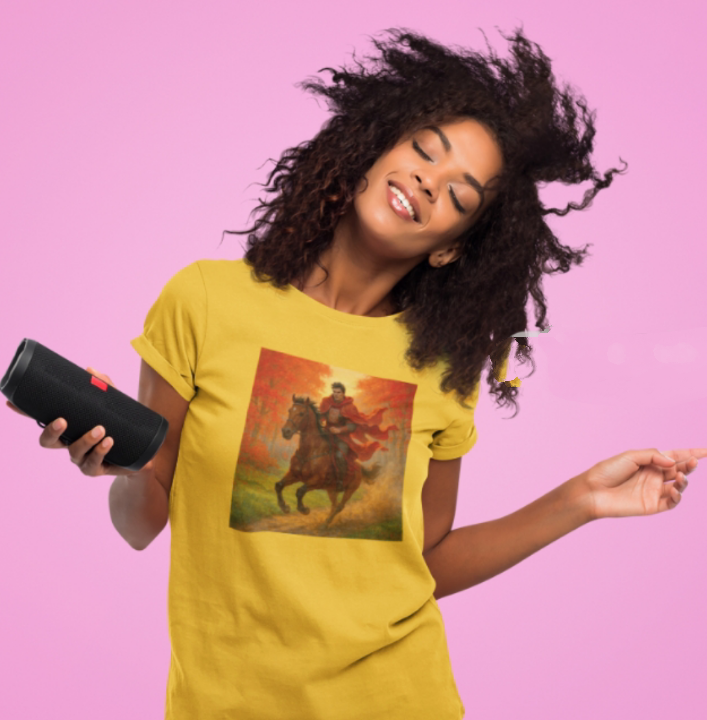 Outdoor t-shirt lady