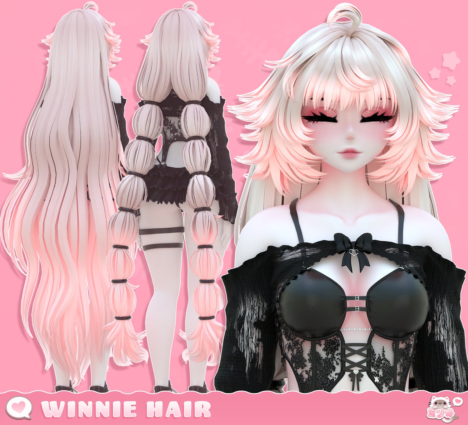 Winnie Hair Bundle・Commercial License