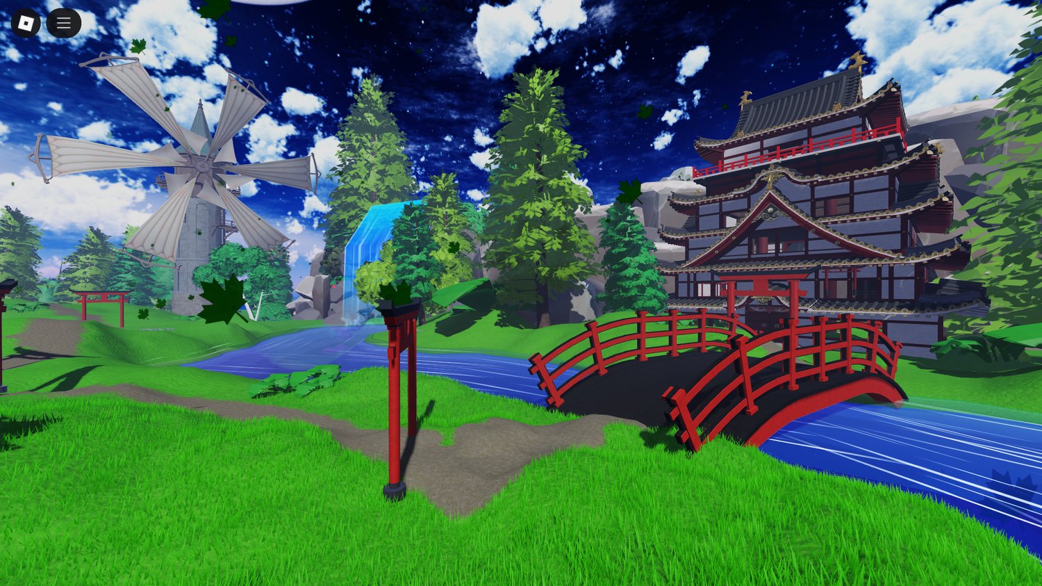 3-in-1 Roblox Anime Maps Bundle with forest, RPG, and lobby