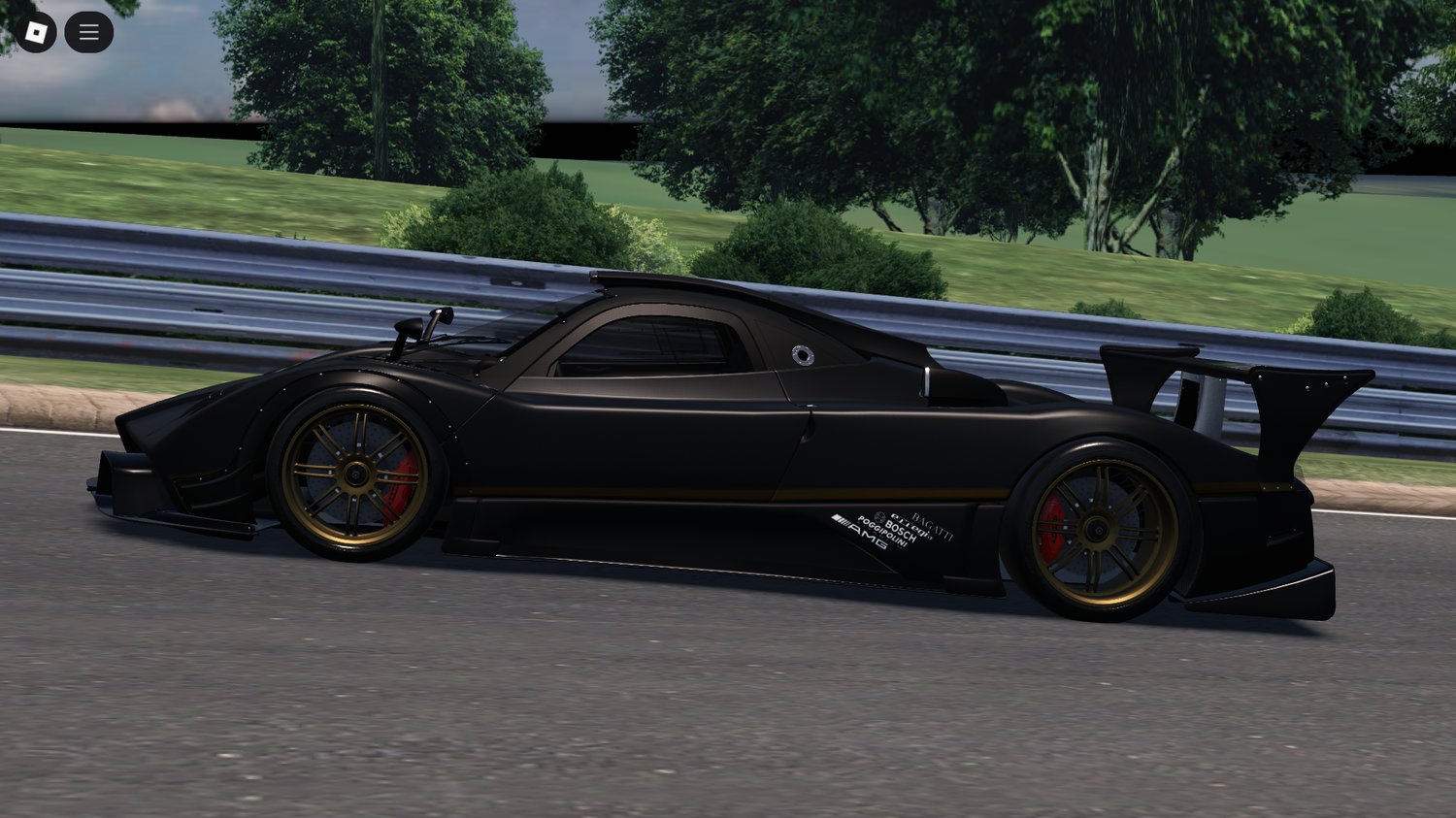 Openable doors of Pagani Zonda R