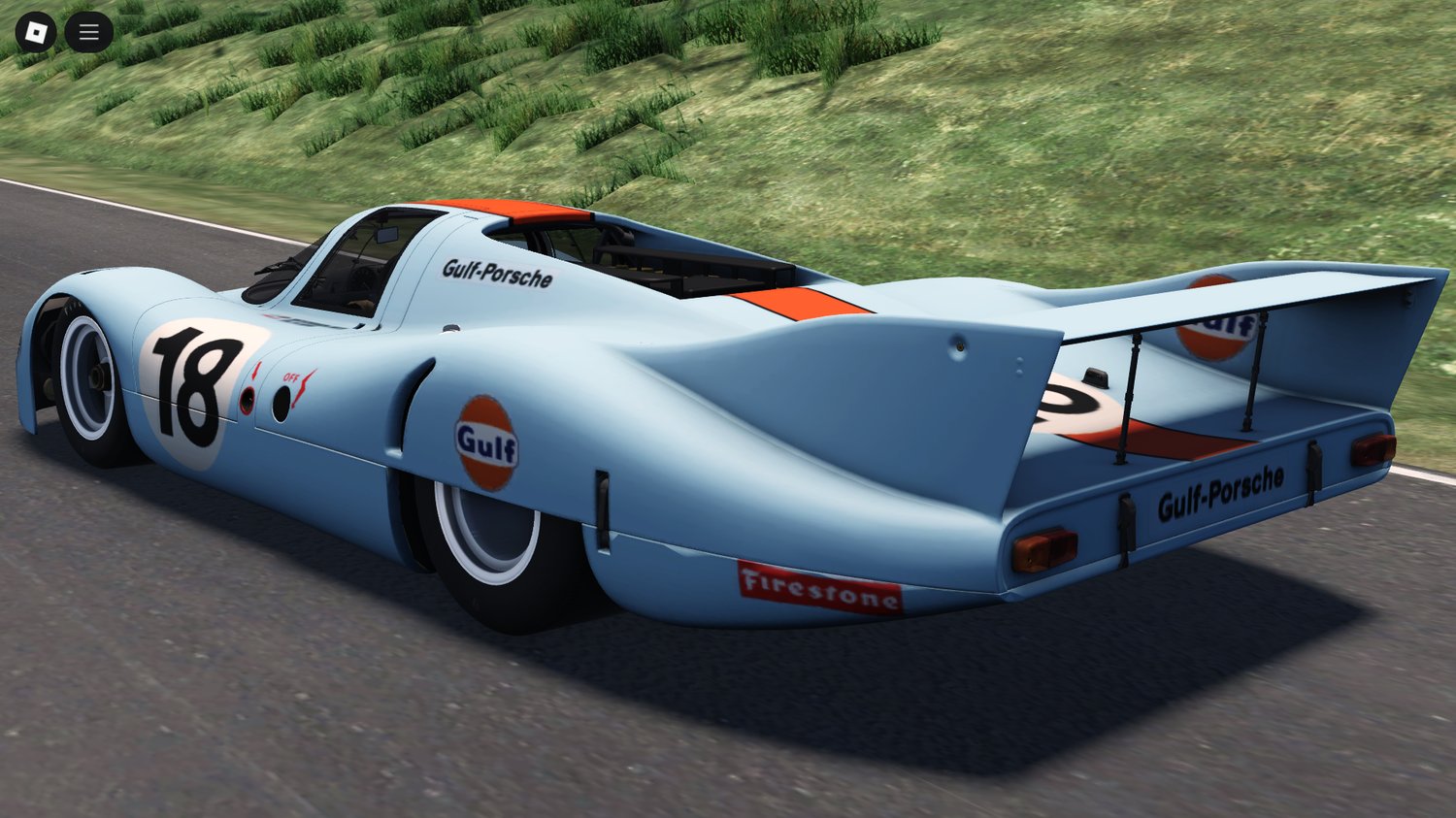 Decorative doors of Porsche 917
