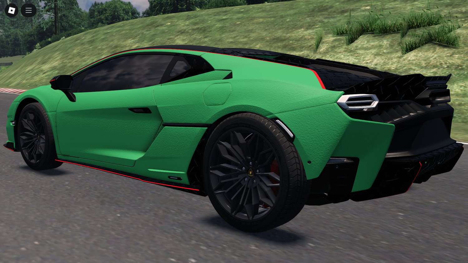 Detailed exterior of Lamborghini Temerario