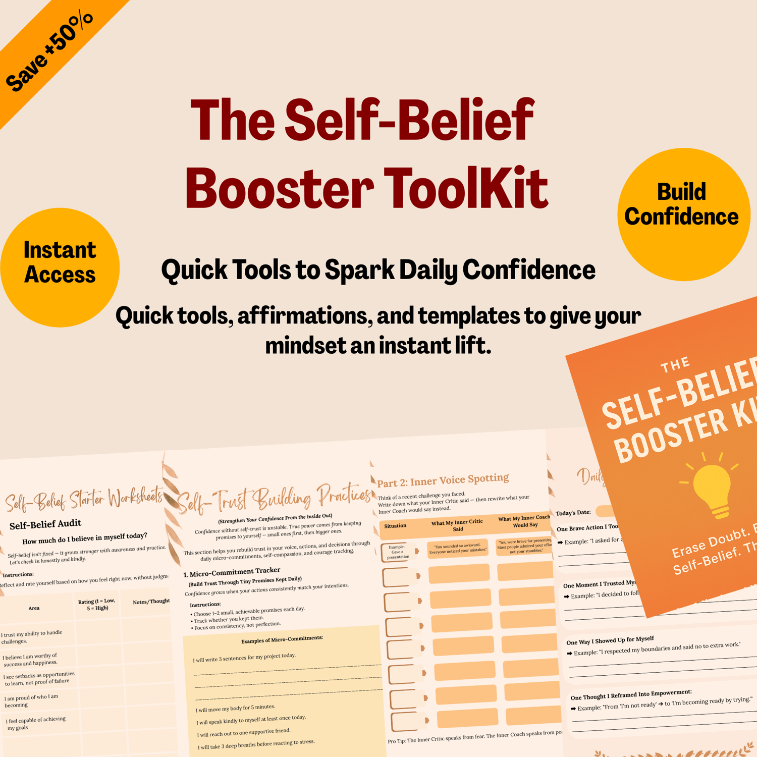 Self belief toolkit