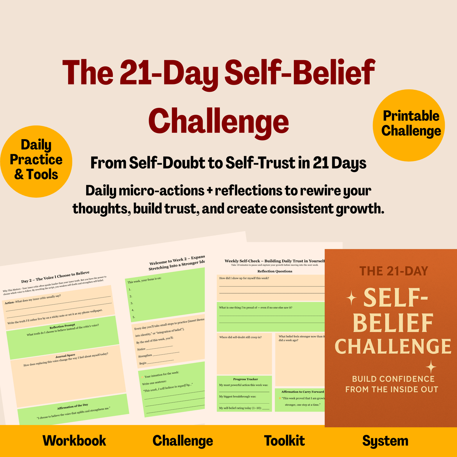 21 day self-belief challenge