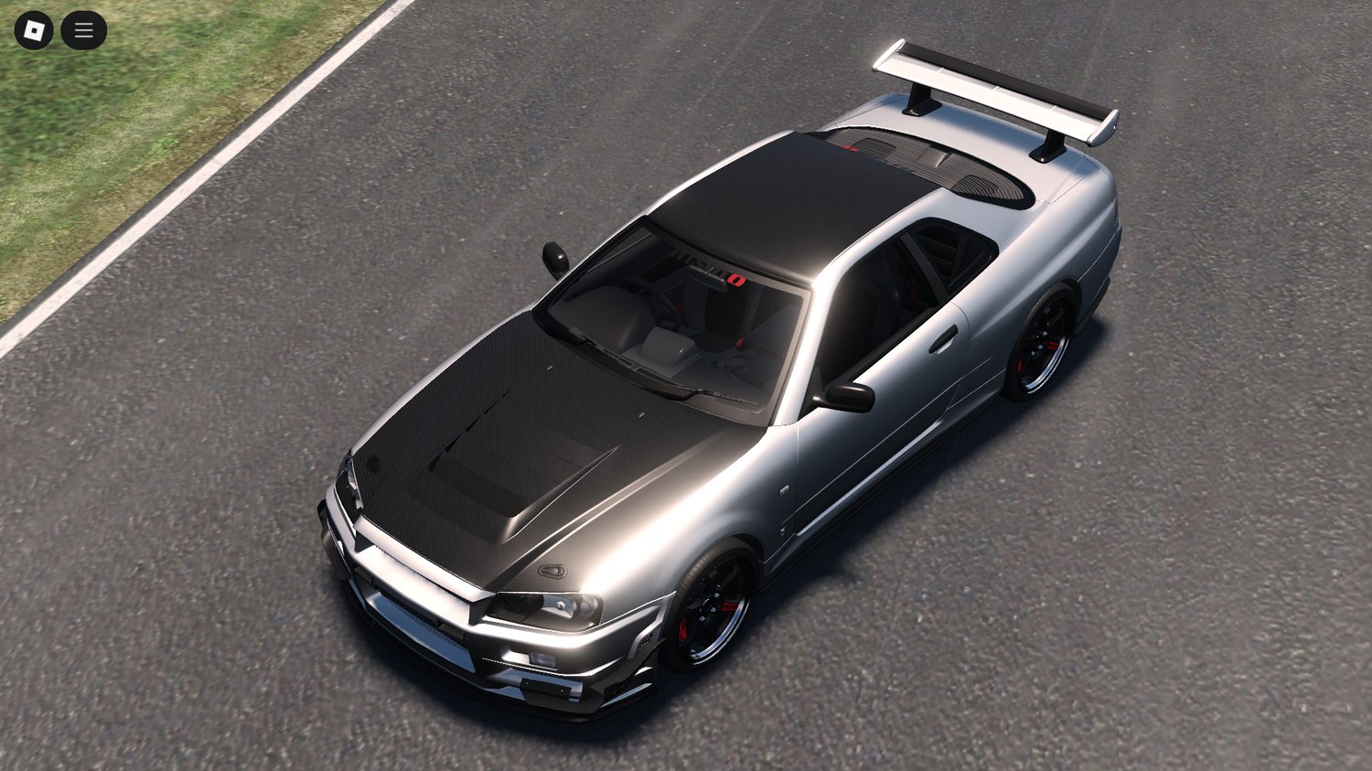 Detailed rear design of Skylane R34 Roblox model