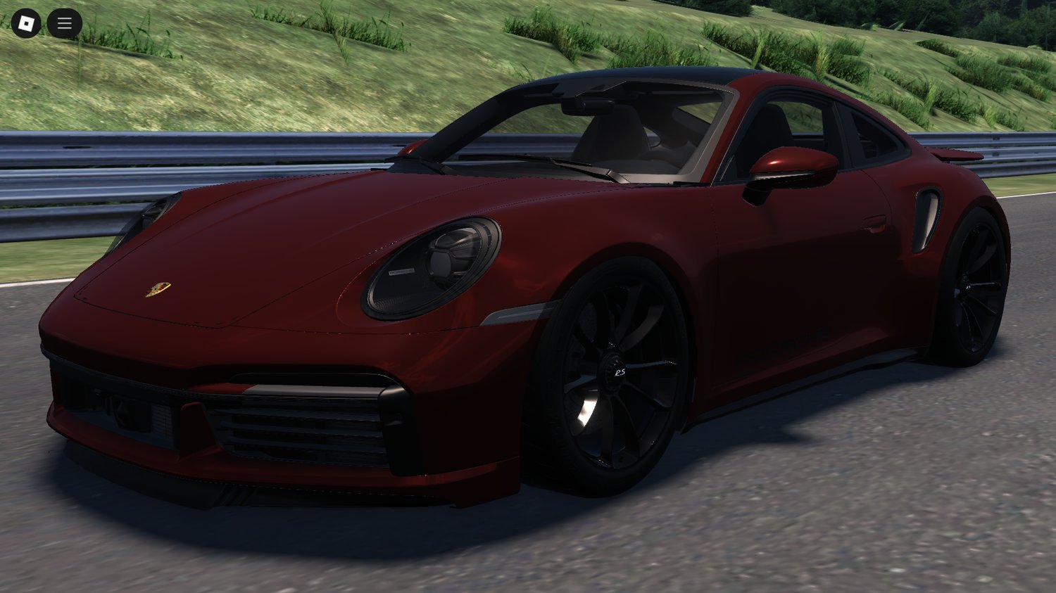 Roblox Porsche 992 Turbo S front view