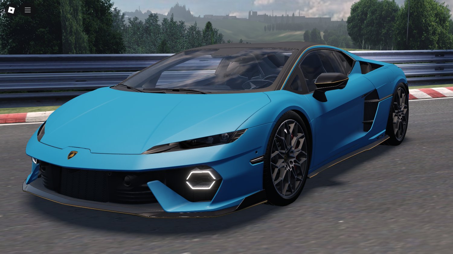 Roblox Lamborghini Temerario supercar front view