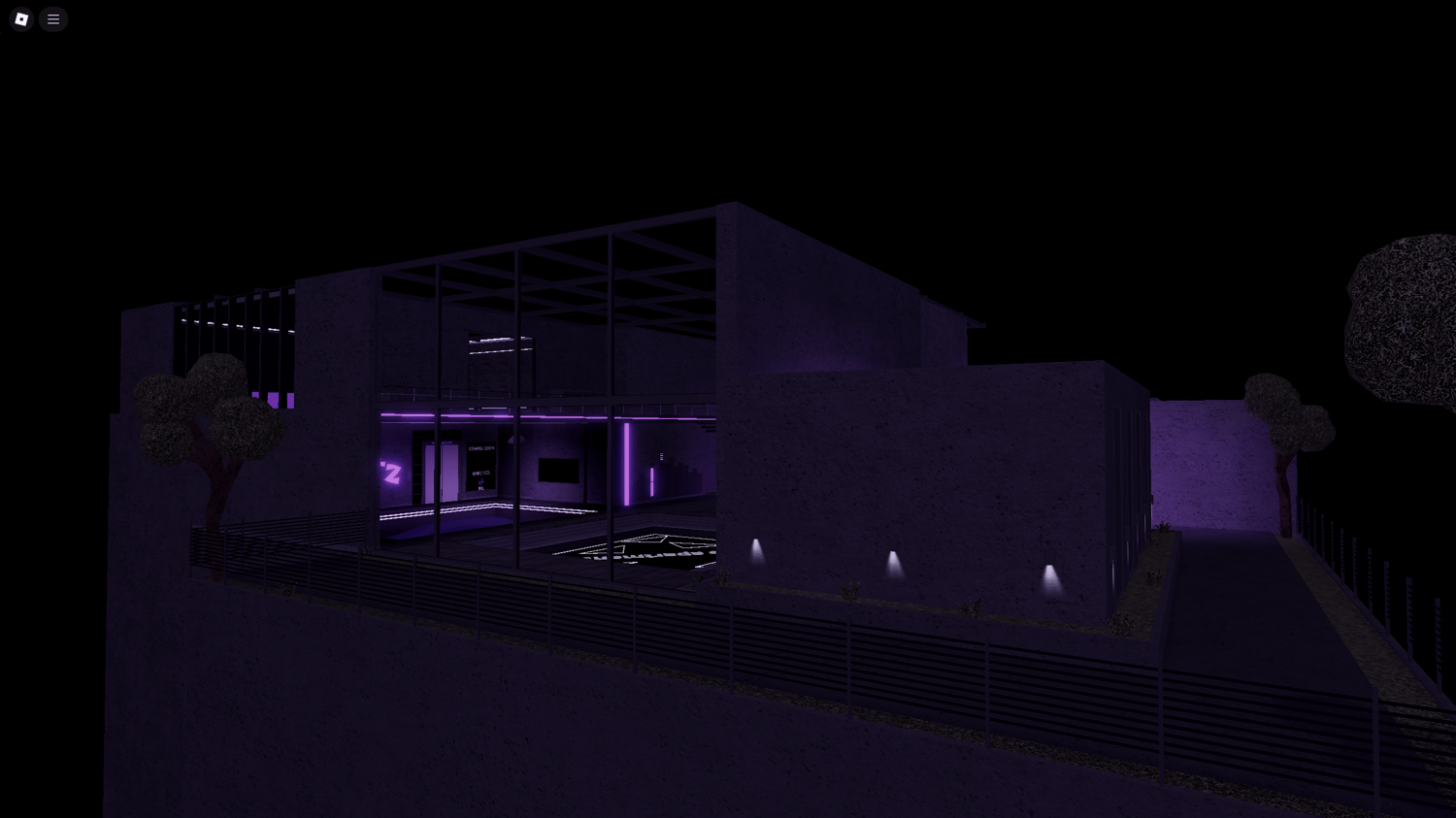 Roblox Vibe City apartment map with pool and bar