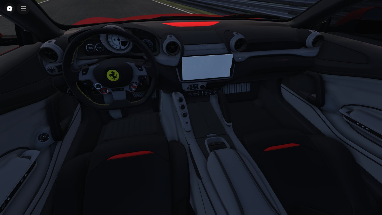 Roblox Ferrari GTC4Lusso racing scene