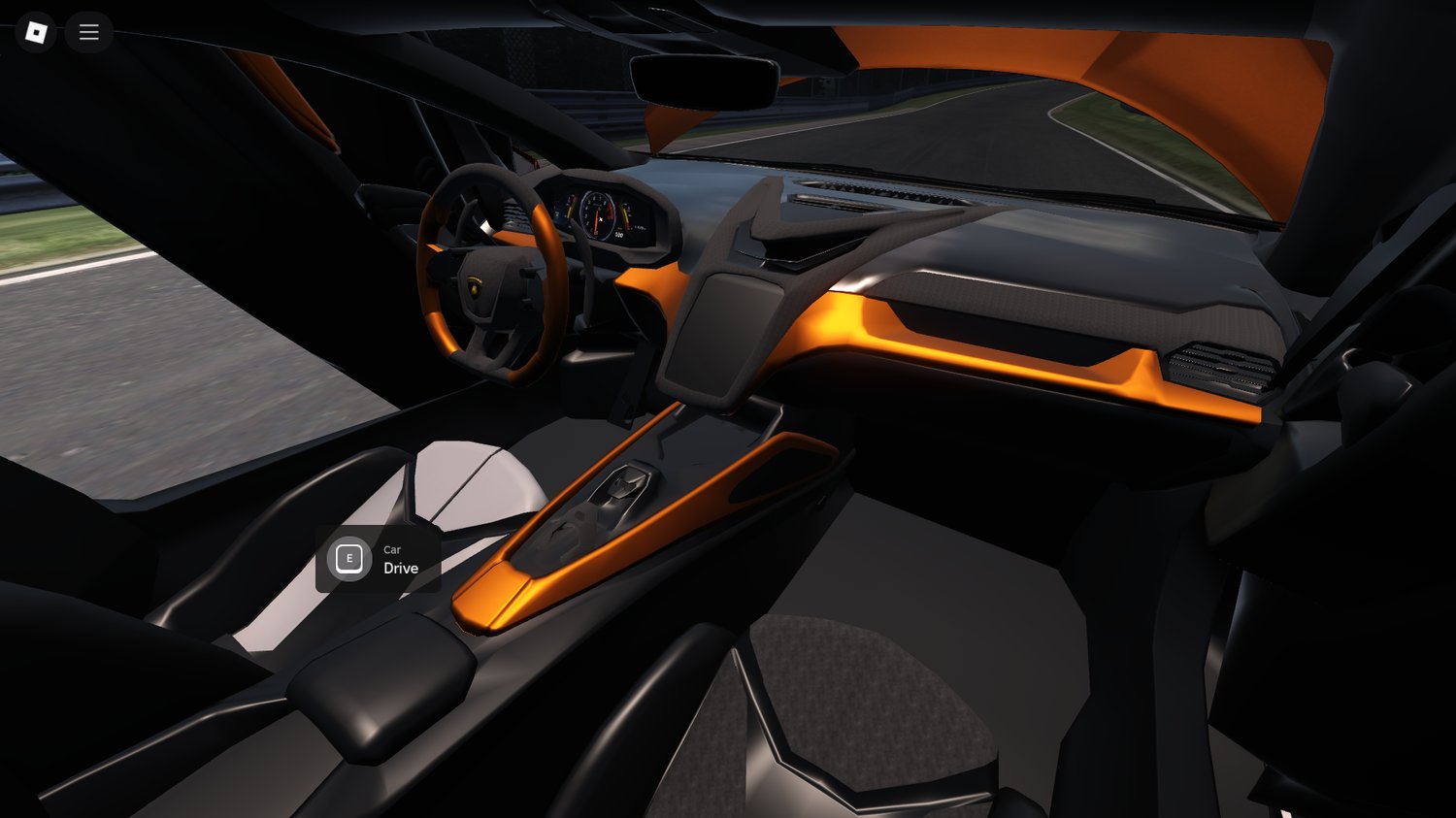 Lamborghini Revuelto Roblox garage showcase