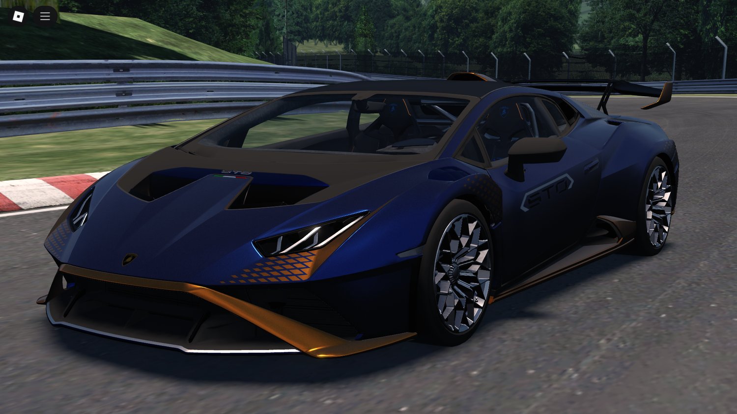 Roblox Lamborghini Huracán STO front view