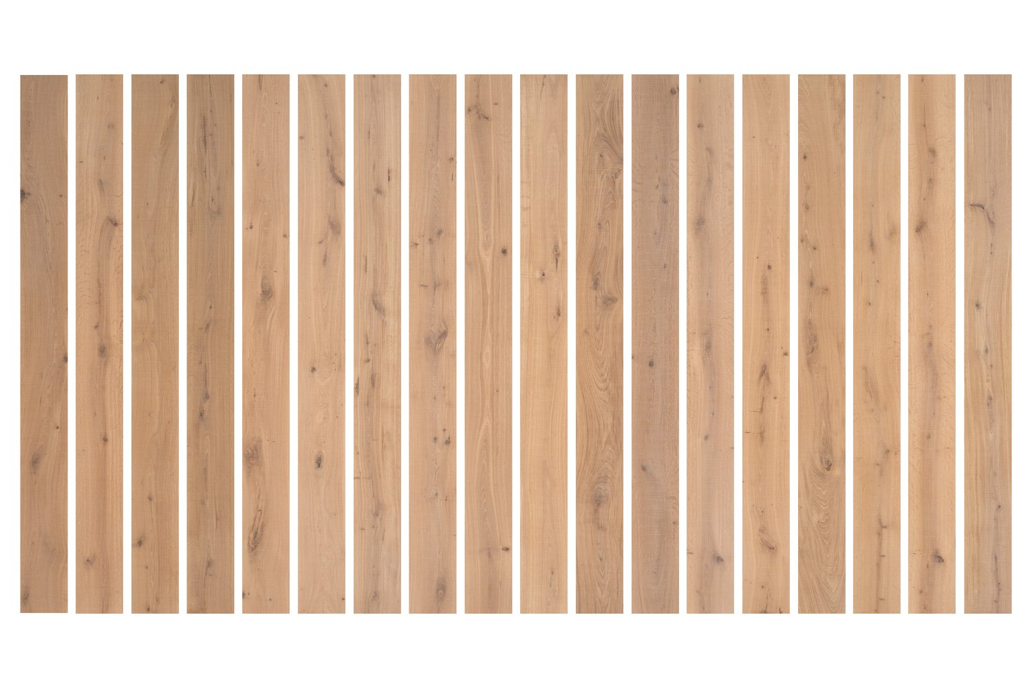 diffuse, albedo textures of oak individual planks