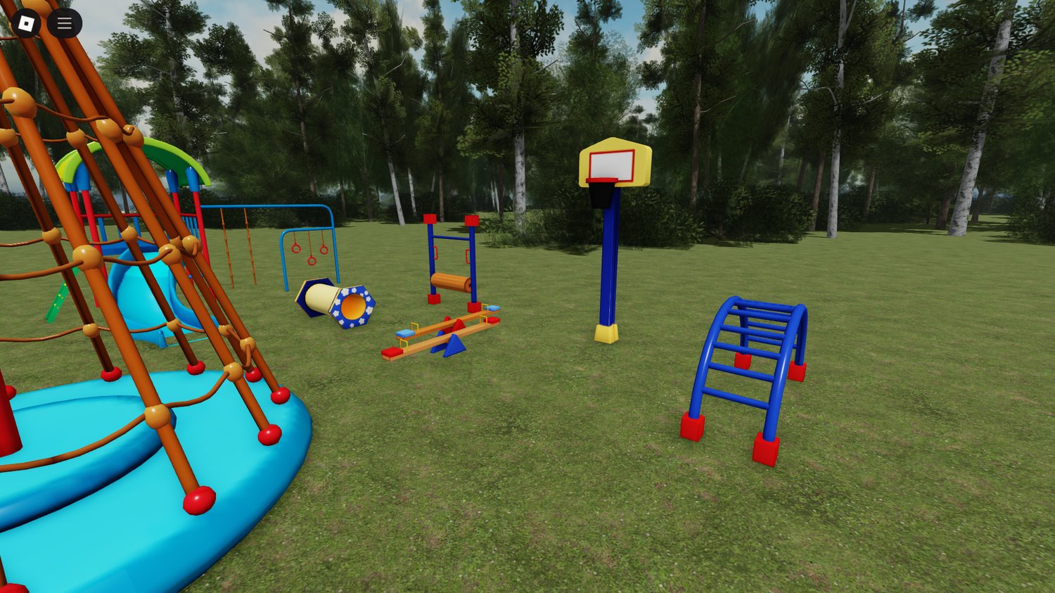 Sandbox and interactive play area