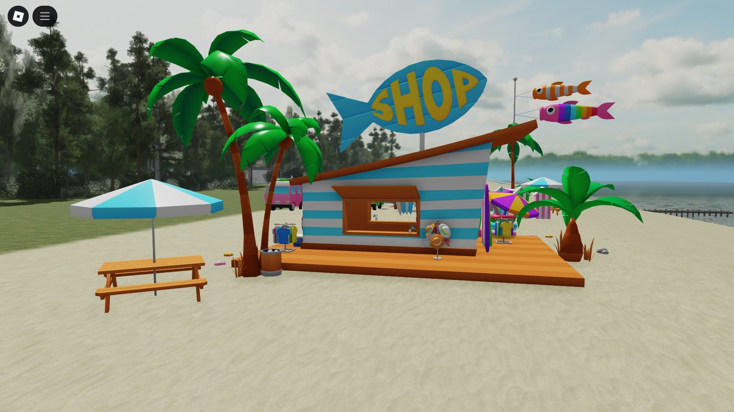 Swing set with children characters